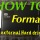 How to format an external hard drive?